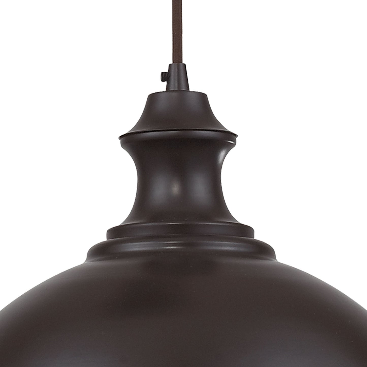 ELK SHOWROOM 65071-1 Farmhouse 14'' Wide 1-Light Pendant - Oiled Bronze