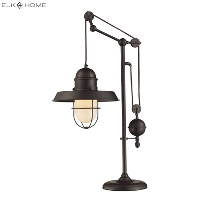 ELK SIGNATURE 65072-1 Farmhouse 32'' High 1-Light Desk Lamp - Oil Rubbed Bronze