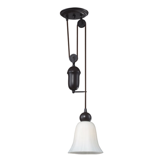 ELK SHOWROOM 65090-1 Farmhouse 7'' Wide 1-Light Mini Pendant - Oiled Bronze