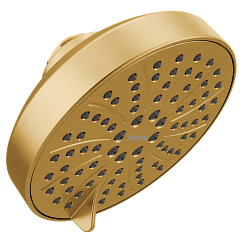 MOEN 6512BG Six-Function 4.5" Showerhead - Brushed Gold