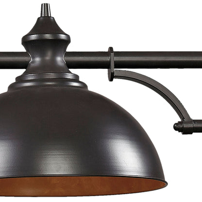 ELK SHOWROOM 65151-3 Farmhouse 56'' Wide 3-Light Linear Chandelier - Oiled Bronze