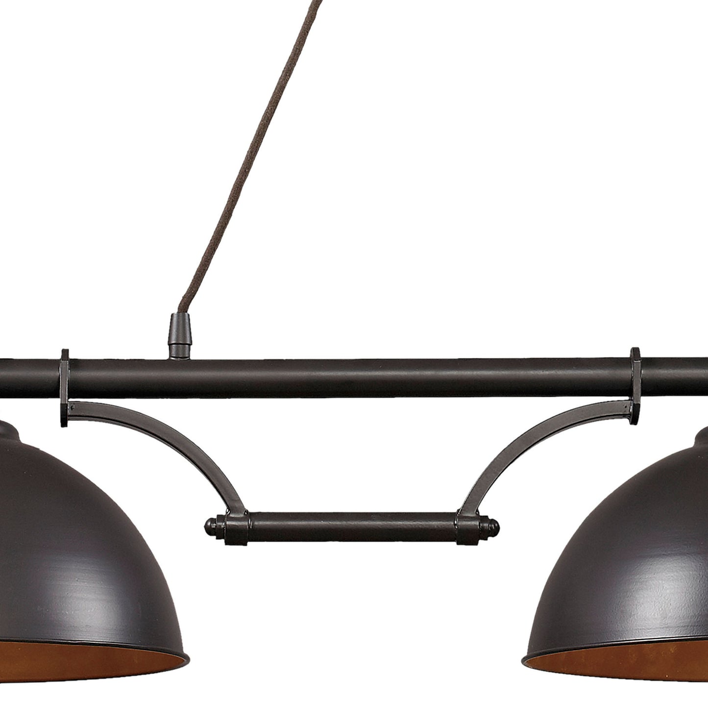 ELK SHOWROOM 65151-3 Farmhouse 56'' Wide 3-Light Linear Chandelier - Oiled Bronze