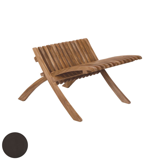 ELK SIGNATURE 6517515AS Teak Outdoor Folding Footrest