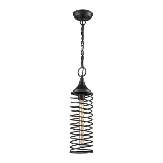 ELK SHOWROOM 65231/1 Spring 5'' Wide 1-Light Mini Pendant - Oil Rubbed Bronze