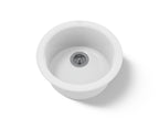 KOHLER K-6565-0 Porto Fino 18-1/2" Top-/Undermount Single-Bowl Bar Sink - White