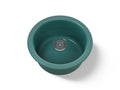 KOHLER K-6565-17 Porto Fino 18-1/2" Top-/Undermount Single-Bowl Bar Sink - Teal