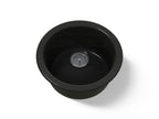 KOHLER K-6565-7 Porto Fino 18-1/2" Top-/Undermount Single-Bowl Bar Sink - Black Black