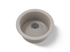 KOHLER K-6565-TRF Porto Fino 18-1/2" Top-/Undermount Single-Bowl Bar Sink - Truffle
