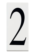 KICHLER 4302 Address Light Number 2 Panel White