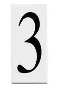 KICHLER 4303 Address Light Number 3 Panel White