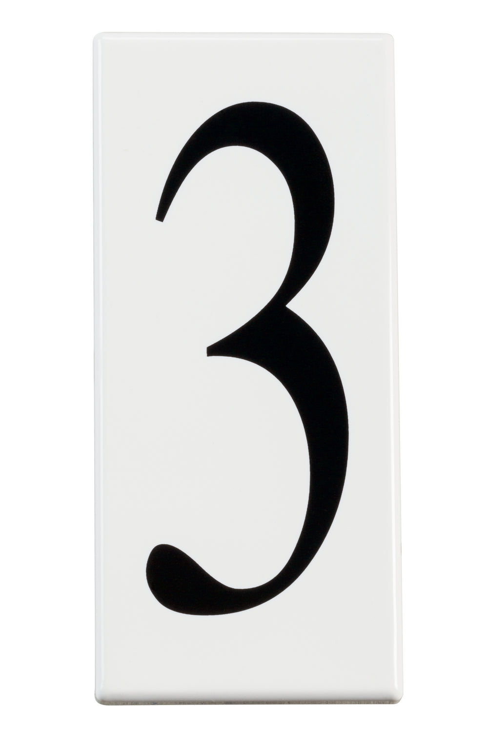 KICHLER 4303 Address Light Number 3 Panel White