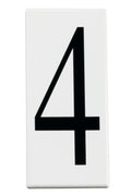 KICHLER 4304 Address Light Number 4 Panel White