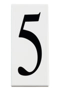 KICHLER 4305 Address Light Number 5 Panel White
