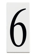 KICHLER 4306 Address Light Number 6 Panel White