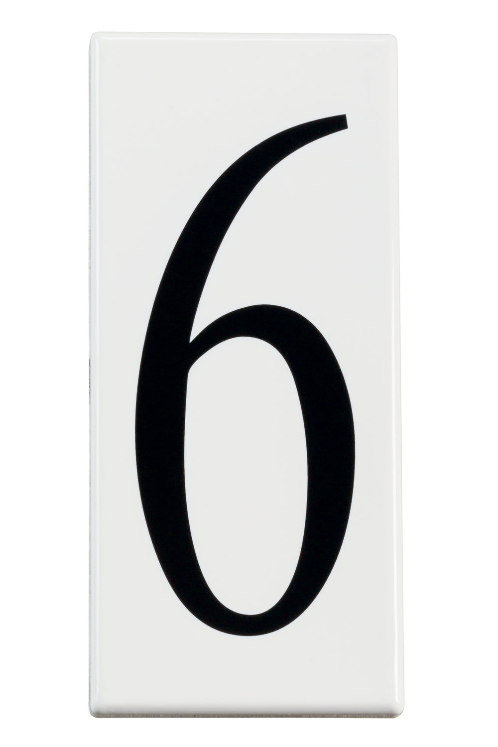 KICHLER 4306 Address Light Number 6 Panel White