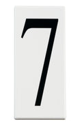 KICHLER 4307 Address Light Number 7 Panel White