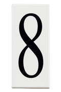 KICHLER 4308 Address Light Number 8 Panel White