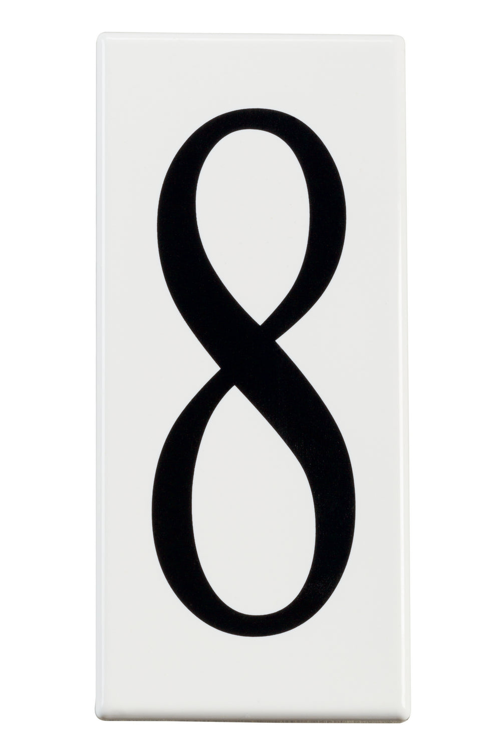 KICHLER 4308 Address Light Number 8 Panel White