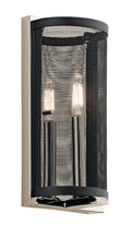 KICHLER 43716PN Titus 1 Light Wall Sconce In Polished Brushed Nickel