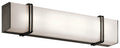 KICHLER 45838OZLED Impello 24.25" LED Linear Vanity Light with Satin Etched White Glass, Olde Bronze