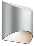 KICHLER 49278PLLED Wesley 7.5" Led Outdoor 1 Light Wall Light In Platinum