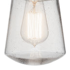 KICHLER 49446BA Lyndon One Light Outdoor Pendant Brushed Aluminum