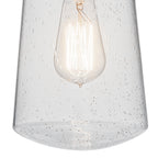 KICHLER 49447BA Lyndon One Light Outdoor Pendant Brushed Aluminum