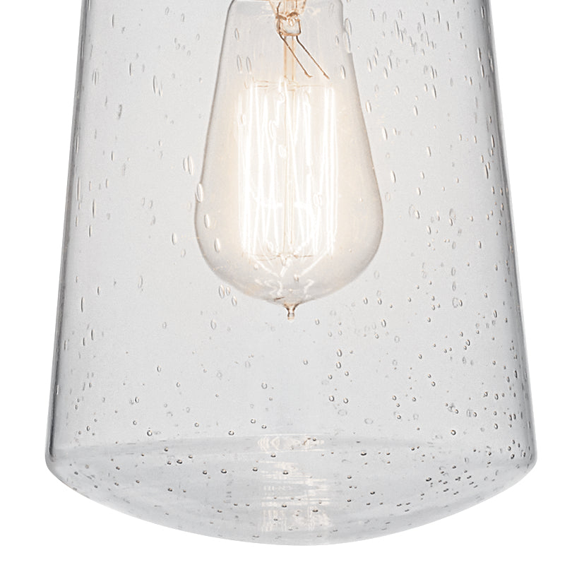 KICHLER 49447BA Lyndon One Light Outdoor Pendant Brushed Aluminum