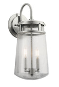 KICHLER 49496BA Lyndon 18.25" 2 Light Wall Light Brushed Aluminum