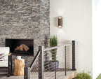 KICHLER 49608AZTLED Estella 16.5" Led Wall Light Textured Architectural Bronze