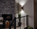KICHLER 49608AZTLED Estella 16.5" Led Wall Light Textured Architectural Bronze