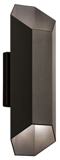 KICHLER 49608AZTLED Estella 16.5" Led Wall Light Textured Architectural Bronze