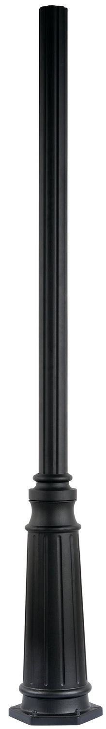 KICHLER 9523BKT 4" X 96" Cast Aluminum Post Textured Black