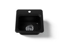 KOHLER K-6579-1-7 Northland 15" Top-Mount Single-Bowl Bar Sink - Black Black
