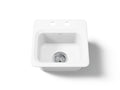 KOHLER K-6579-2-0 Northland 15" Top-Mount Single-Bowl Bar Sink - White
