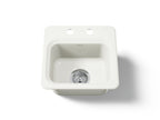 KOHLER K-6579-2-96 Northland 15" Top-Mount Single-Bowl Bar Sink - Biscuit