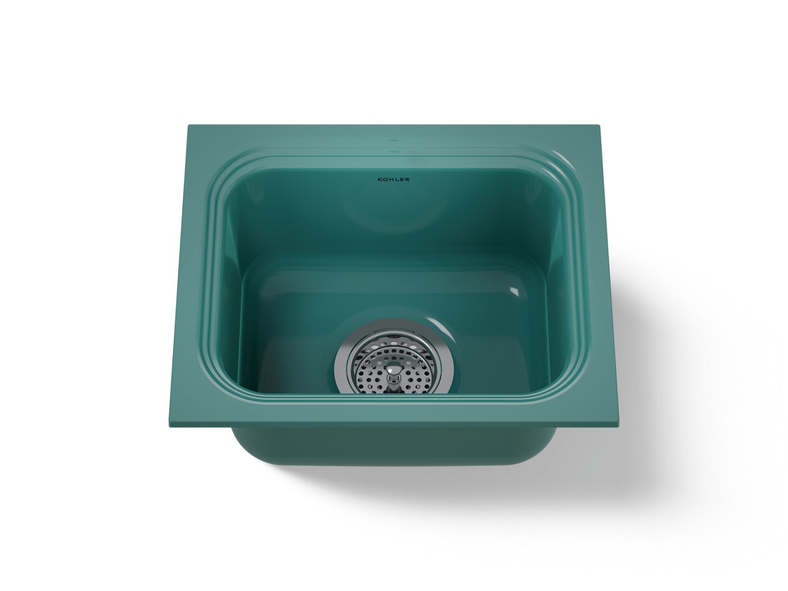 KOHLER K-6589-U-17 Northland 15" Undermount Single-Bowl Bar Sink - Teal