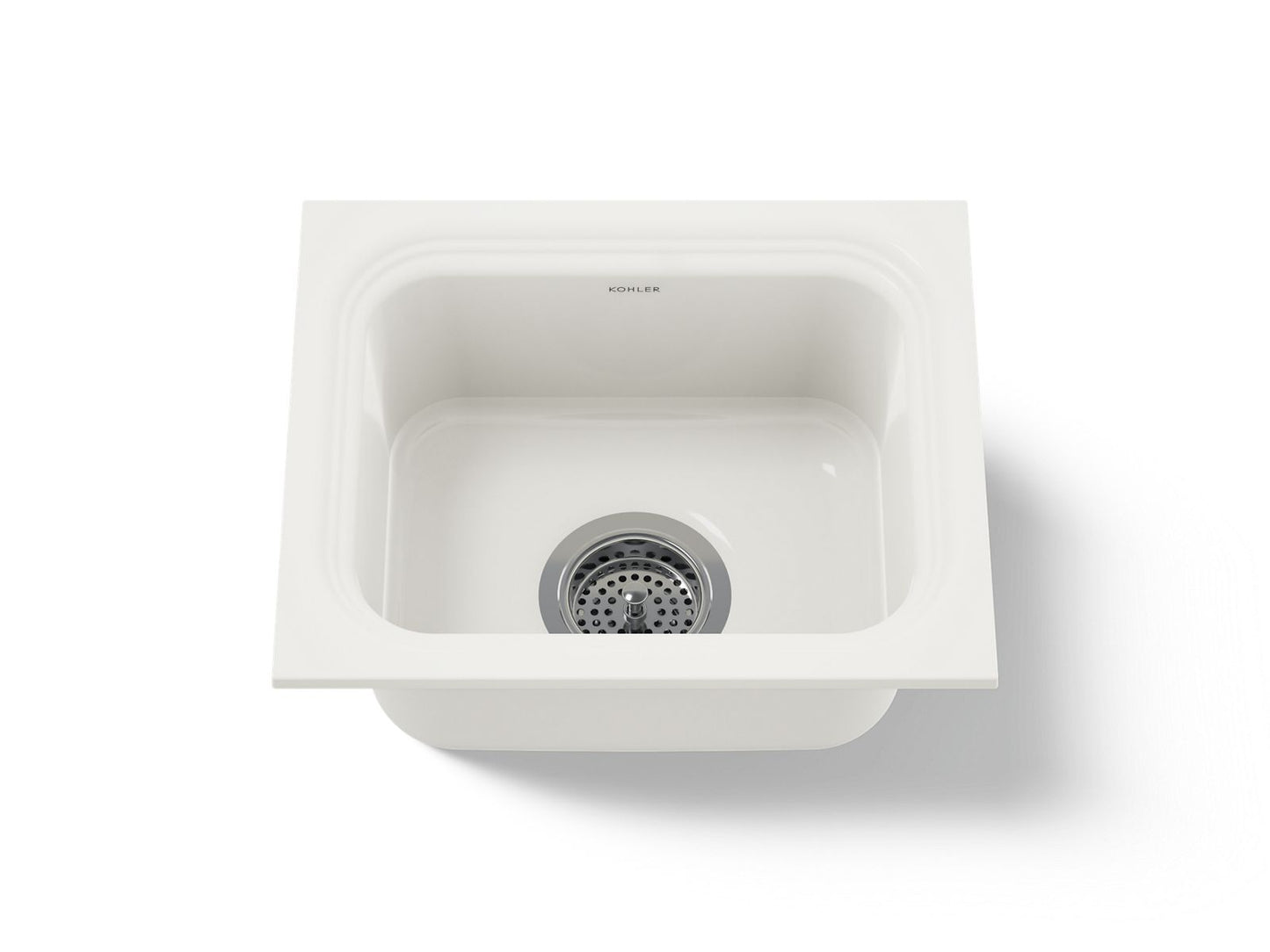 KOHLER K-6589-U-96 Northland 15" undermount single-bowl bar sink - Biscuit