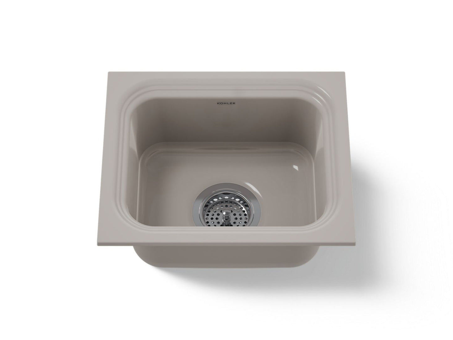 KOHLER K-6589-U-TRF Northland 15" undermount single-bowl bar sink - Truffle