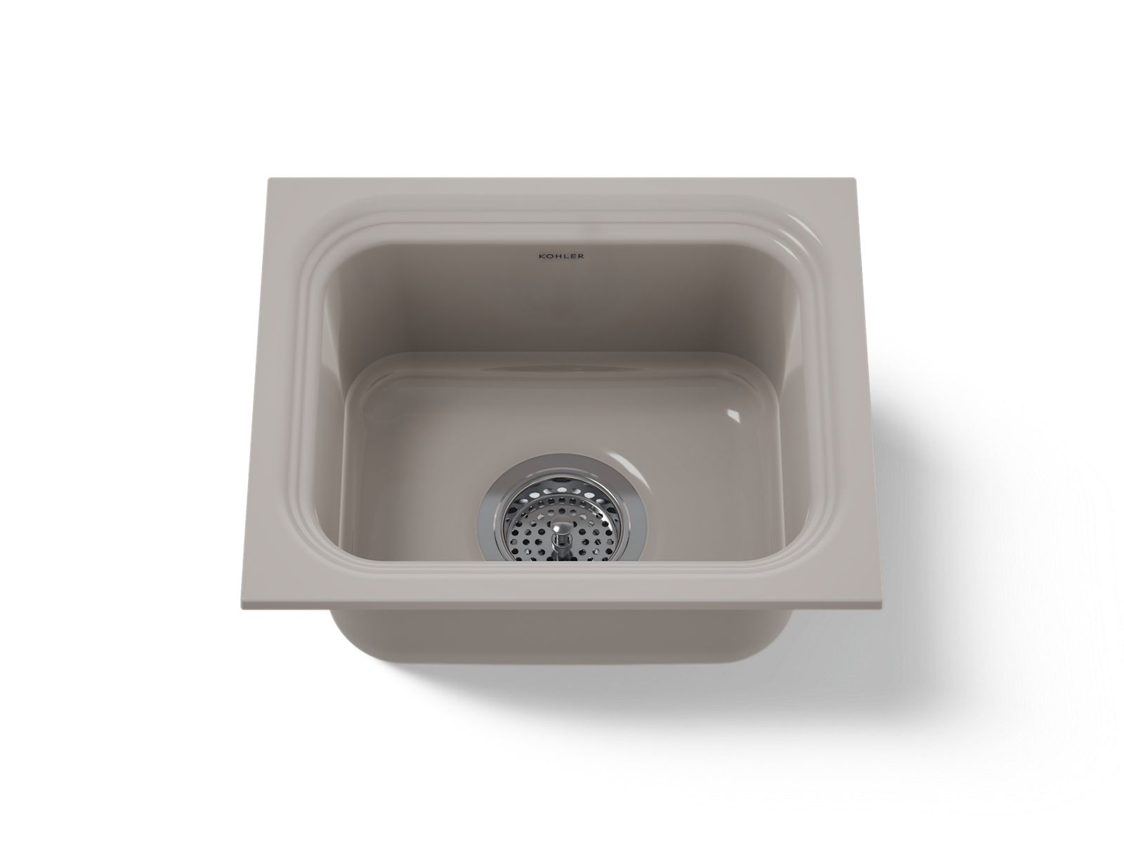 KOHLER K-6589-U-TRF Northland 15" undermount single-bowl bar sink - Truffle