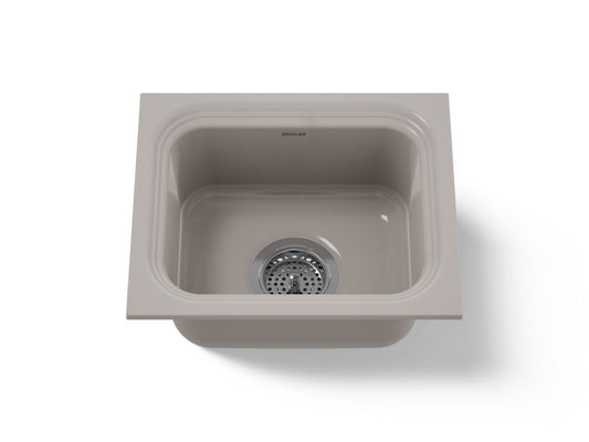 KOHLER K-6589-U-TRF Northland 15" undermount single-bowl bar sink - Truffle