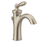 MOEN 6600BN Brantford One-Handle Bathroom Sink Faucet - Brushed Nickel