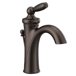MOEN 6600ORB Brantford One-Handle Bathroom Sink Faucet - Oil Rubbed Bronze