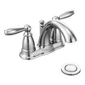 MOEN 6610 Brantford Two-Handle Centerset Bathroom Sink Faucet - Chrome