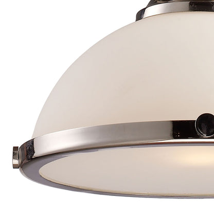 ELK SHOWROOM 66113-1 Chadwick 13'' Wide 1-Light Pendant - Polished Nickel