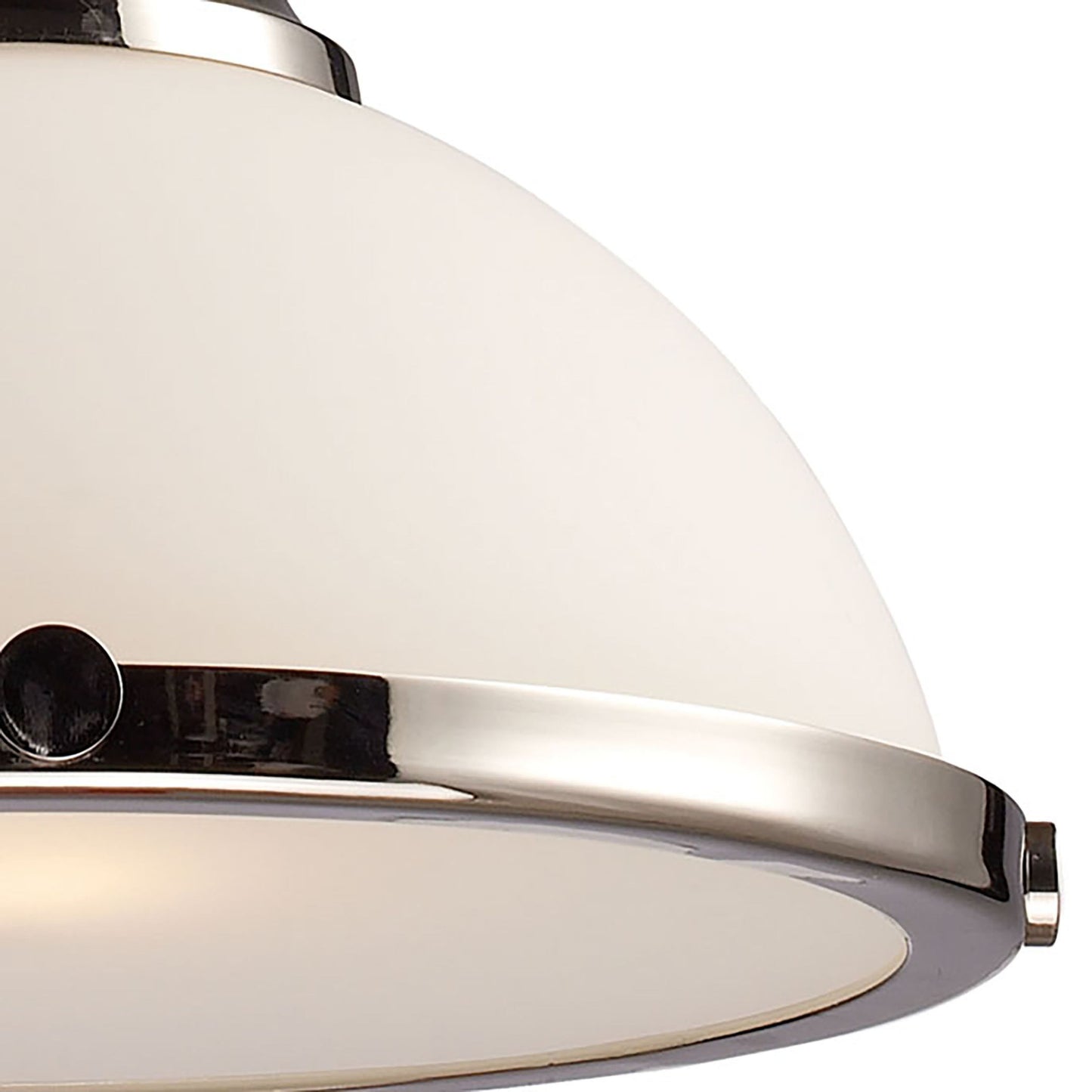 ELK SHOWROOM 66113-1 Chadwick 13'' Wide 1-Light Pendant - Polished Nickel