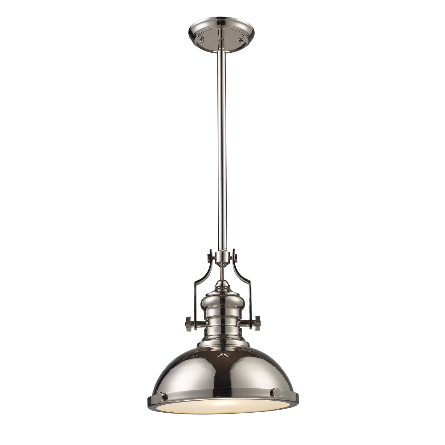 ELK SHOWROOM 66114-1 Chadwick 13'' Wide 1-Light Pendant - Polished Nickel