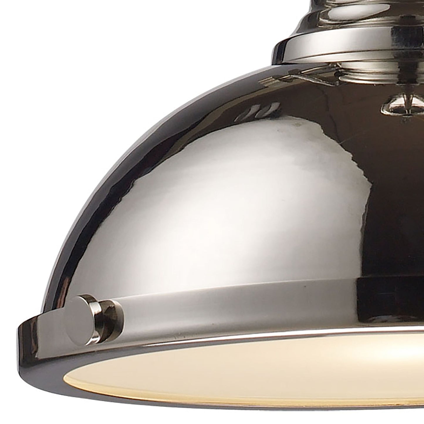 ELK SHOWROOM 66114-1 Chadwick 13'' Wide 1-Light Pendant - Polished Nickel