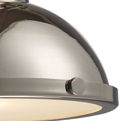 ELK SHOWROOM 66114-1 Chadwick 13'' Wide 1-Light Pendant - Polished Nickel