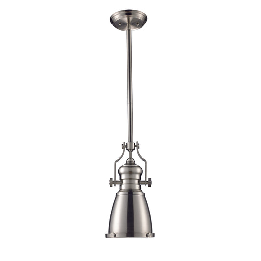 ELK SHOWROOM 66119-1 Chadwick 7.5'' Wide 1-Light Mini Pendant - Satin Nickel